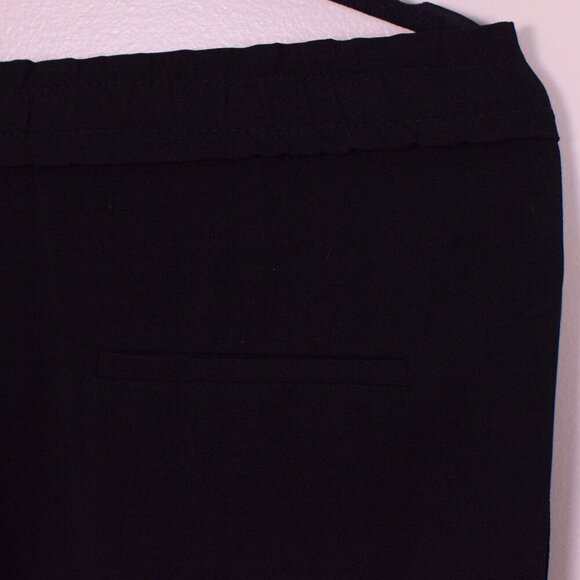 Women's ZARA Black Elastic High-Waist Trouser Business Casual Pant - Size S - Picture 5 of 7